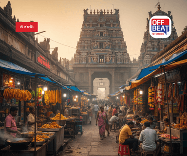 મંદિરની બહાર નોન-વેજ?