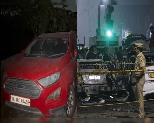 ફરીદાબાદમાં પકડાયેલી 'લાલ કાર'માંથી વિસ્ફોટકો મળી આવ્યા
