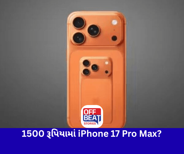 માત્ર 1500 રૂપિયામાં મળે છે iPhone 17 Pro Max?